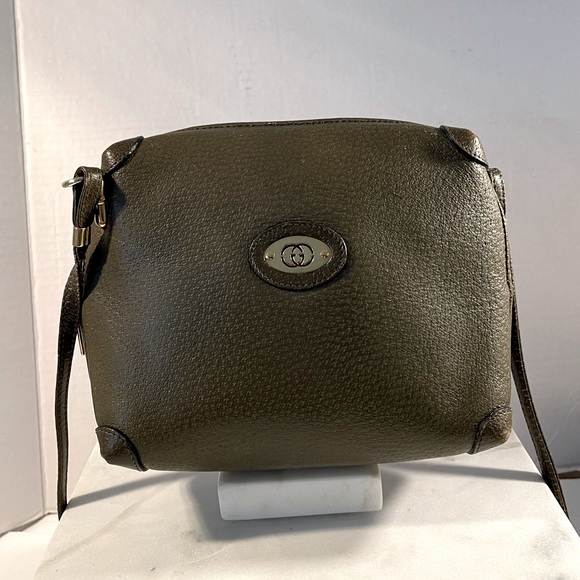 Gucci Handbags - Gucci Vintage Leather Crossbody Shoulder Bag